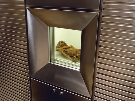 Das Ötzi Museum in Bozen